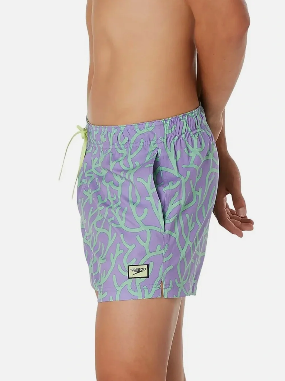 Speedo Paisley Purple Redondo Edge Volley Swim Short 2xl